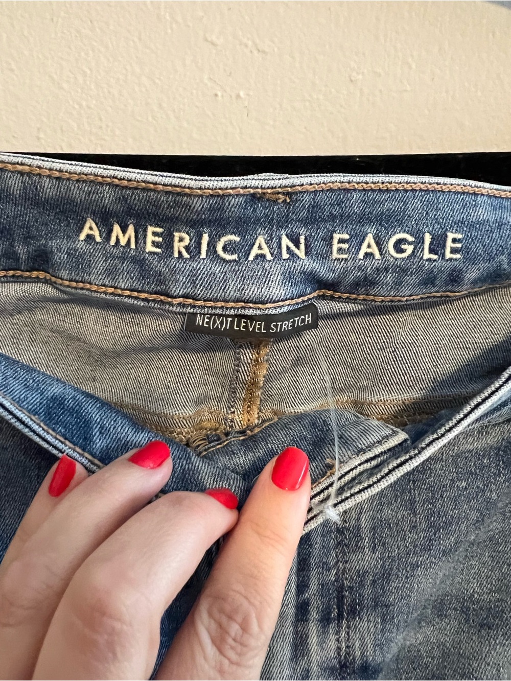 American Eagle Outfitters High Rise Stretch Festival Flare Jeans | Women’s 20 - Picture 4 of 6
